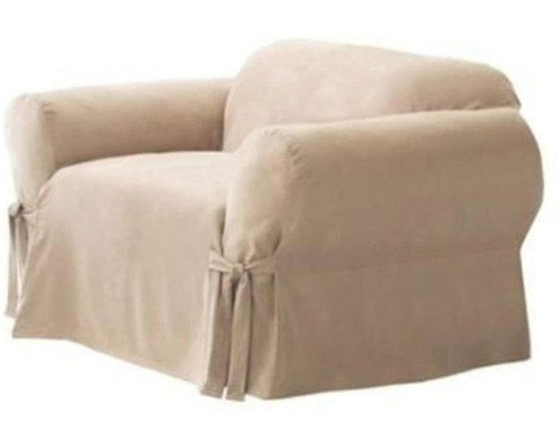 Rebrilliant Box Cushion Armchair Slipcover Wayfair